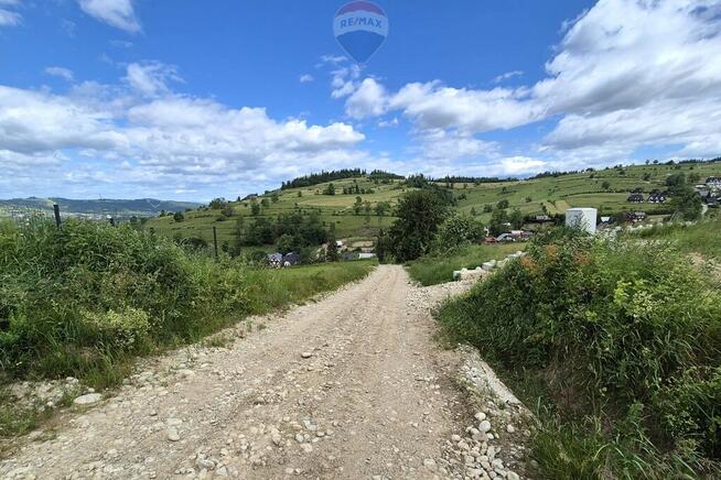 Działka w Rzepiskach z widokiem na Tatry.