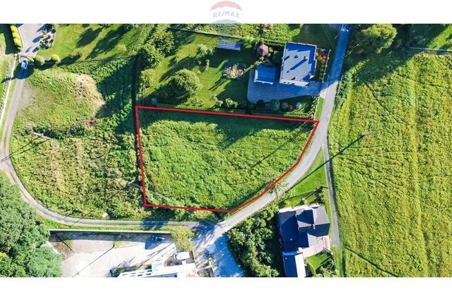 Działka budowlano-rolna 1842 m² – Porąbka