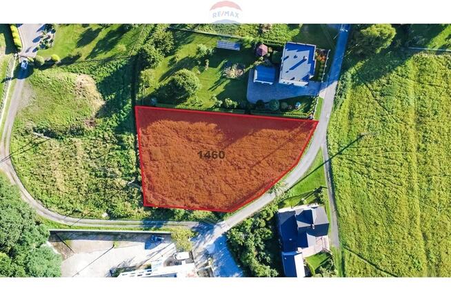 Działka budowlano-rolna 1842 m² – Porąbka