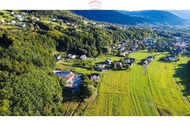 Działka budowlano-rolna 1842 m² – Porąbka