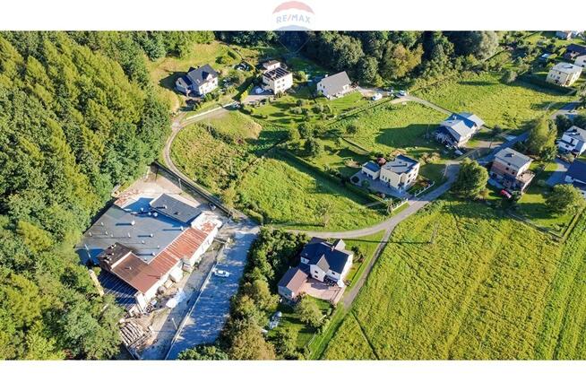 Działka budowlano-rolna 1842 m² – Porąbka