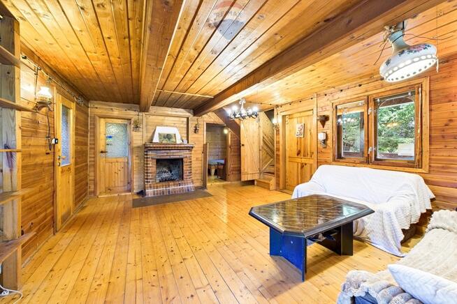 Leśny dom letniskowy