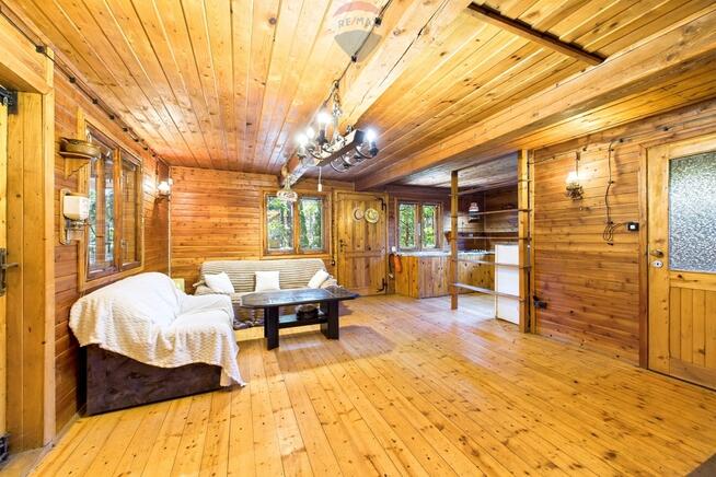 Leśny dom letniskowy