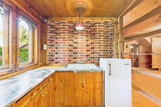 Leśny dom letniskowy