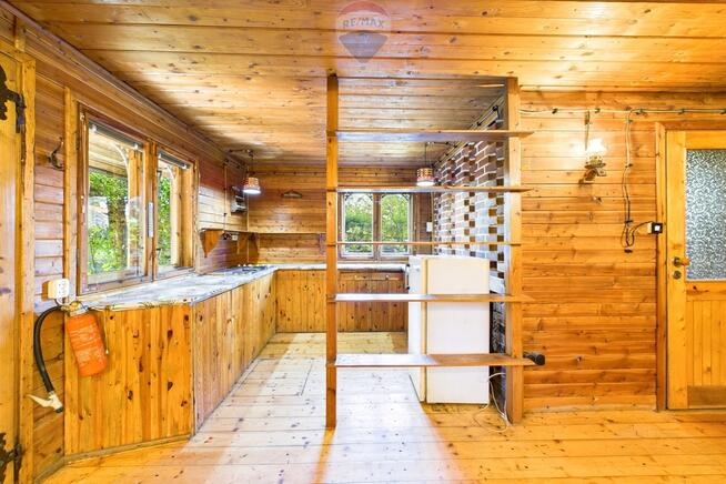 Leśny dom letniskowy