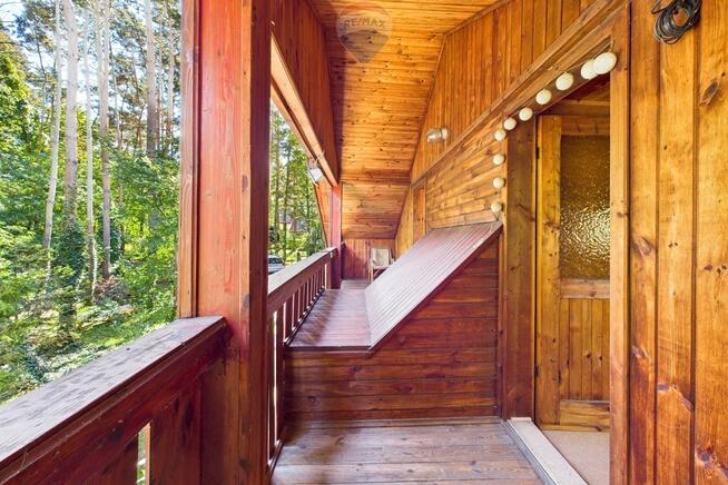 Leśny dom letniskowy