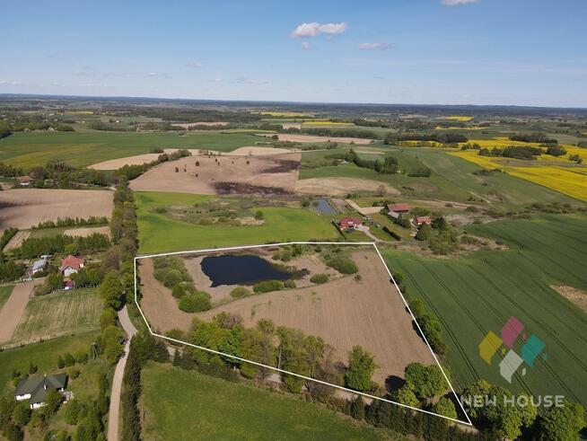 Atrakcyjna działka ze stawem, pod siedlisko