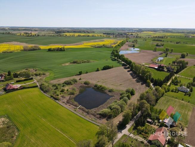 Atrakcyjna działka ze stawem, pod siedlisko