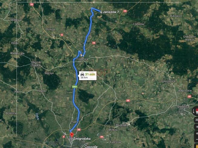 Działka budowlana Janiszów gm. Trzebnica