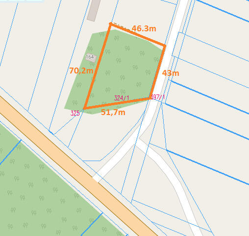 Kształtna działka, w ciekawym miejscu.