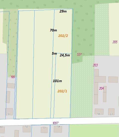 2 działki, przy lesie, blisko Hańczy.