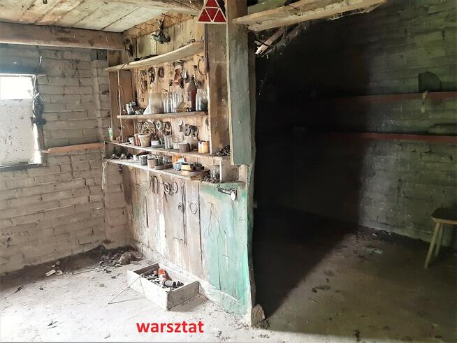 Dom, bud. gospodarcze i 3000m.kw. działki