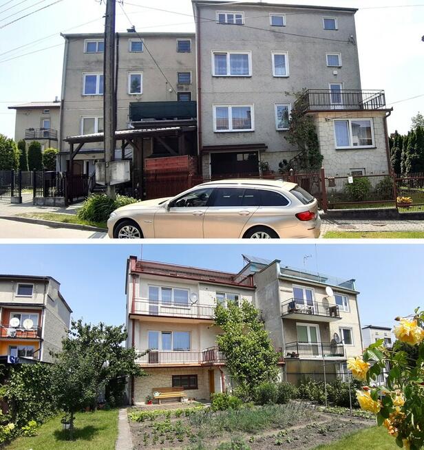 Duży dom na zadbanej działce.