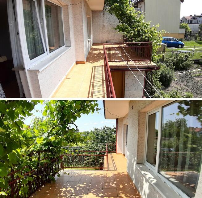 Duży dom na zadbanej działce.