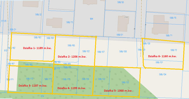Działka w Bilczy, uzbrojona, za 290zł/m2.