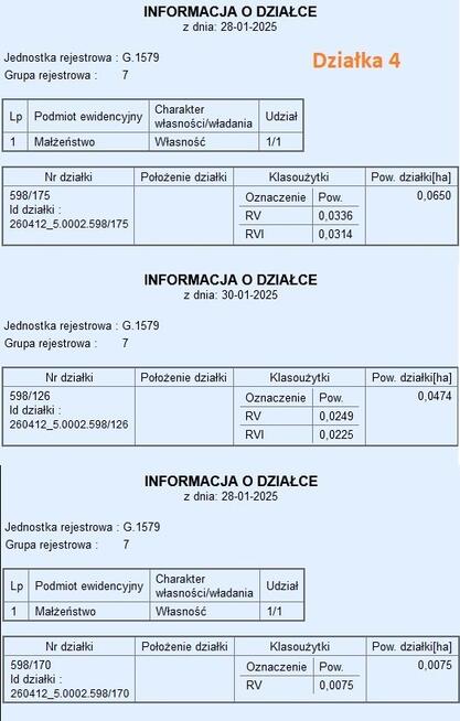 Działka w Bilczy, uzbrojona, za 290zł/m2.
