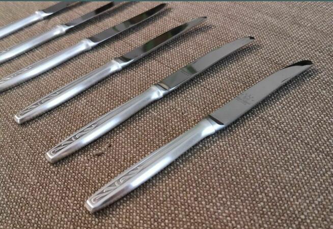 Zestaw 6 platerowanych nożyków do owoców HEFRA.