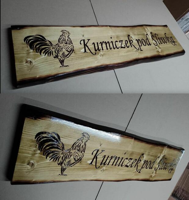 Personalizowane szyldy z drewna do ogrodu i na taras