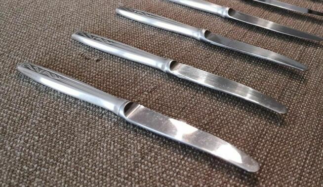 Zestaw 6 platerowanych nożyków do owoców HEFRA.