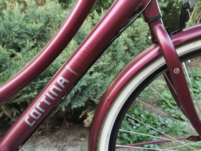 CORTINA U4 Rama 49cm na wzrost 155–175cm BORDO MET. JAK NOWA