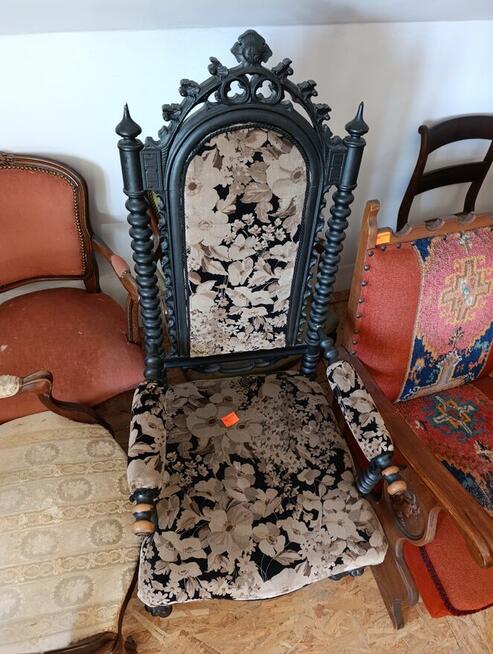 Krzesło antyczne ciemne, #121