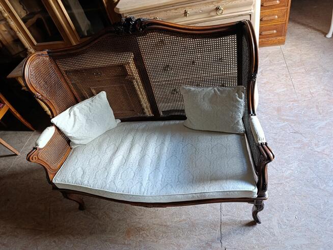 Sofa ratanowa antyczna, #131
