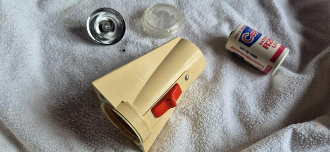 Lampa rowerowa rakieta z Romet Wigry Junior 1 75~76 r