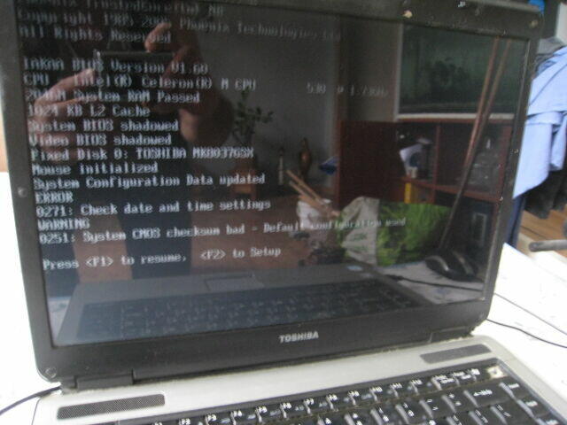 Laptop Toshiba Satellite A135