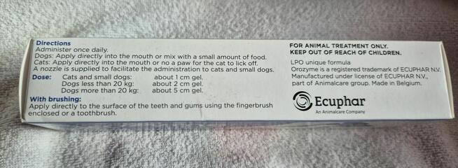 Orozyme Oral Hygiene Gel - pasta do zębów w żelu dla psa