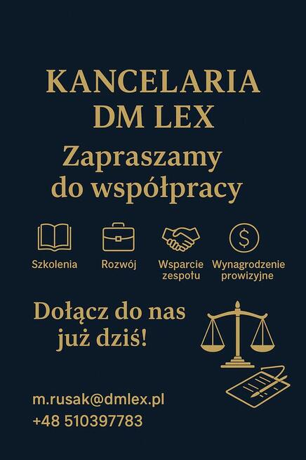Kancelaria DM LEX zaprasza do współpracy!
