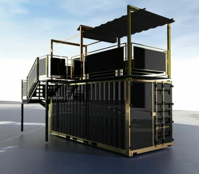 Kontener gastronomiczny DC20-ztoto/ czarny