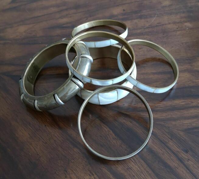 Stare bransolety vintage 6 sztuk.
