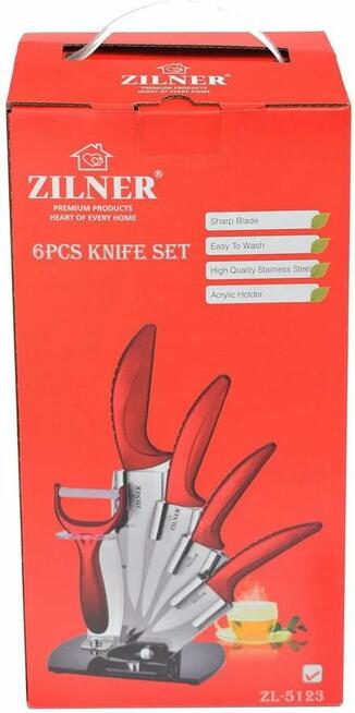 Zilner Zestaw Noży Stalowo Ceramicznych 6 Ele. Zl5123