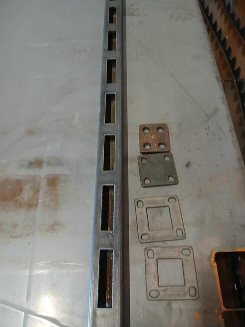 Wycinanie cnc .blach profili bramowych itp