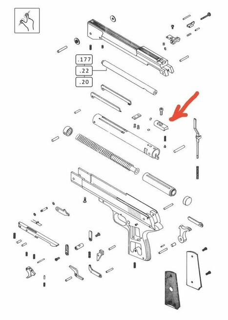 Uszczelka tłoka do pneumatyków HW 45/25 i siodło cyl. HW 45.