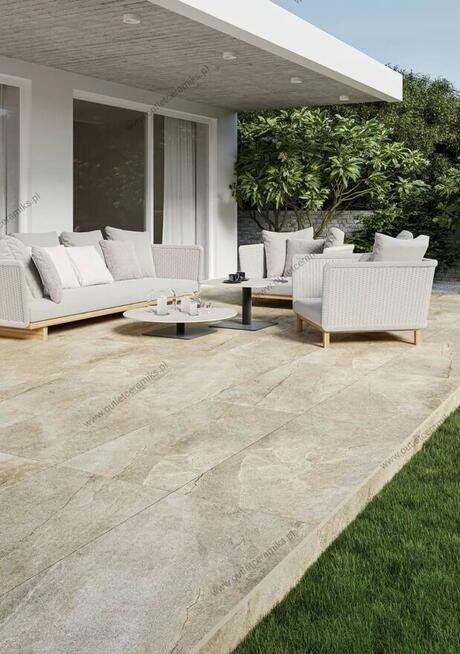 Płytki tarasowe, chodnikowe, ogrodowe 60x60 gat.1 City beige