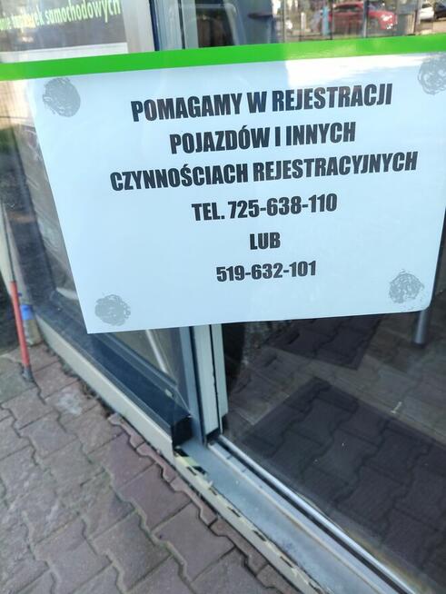 Pomoc w rejestracji pojazdów