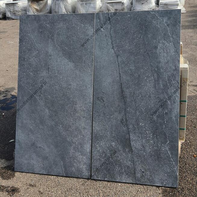 Płyty tarasowe 2cm na schody czarne 120x60 City black gat.1