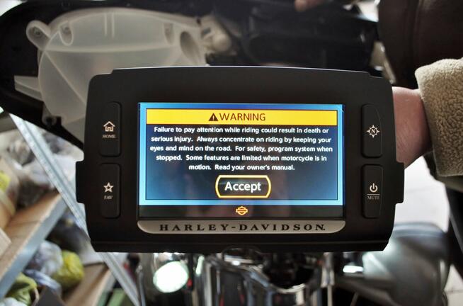 Harley Davidson Touring 2014-Up . Radio Nawigacja Bluetooth