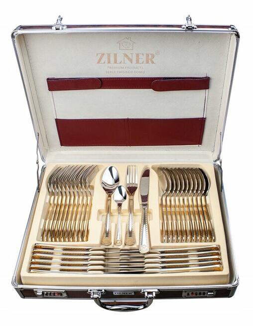 KOMPLET SZTUĆCÓW DLA 12 OSÓB SZTUĆCE POŁYSK Zilner zl- 6518