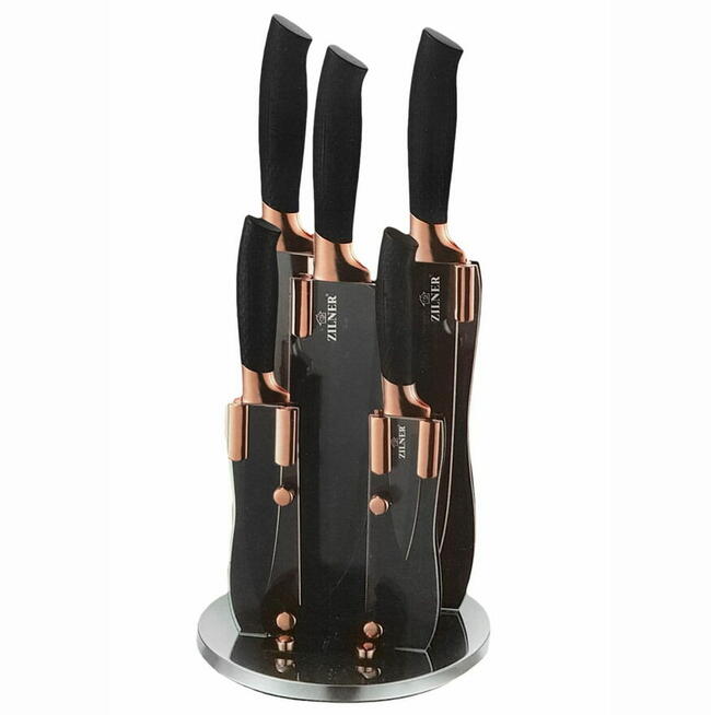 Zestaw noży powlekanych 6 ele. ZILNER Rosegold ZL-5118