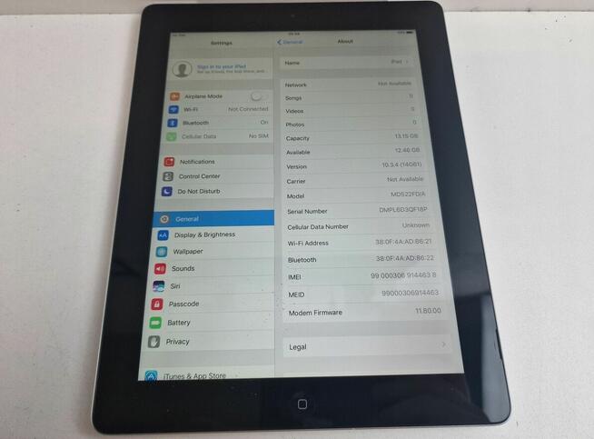 Apple iPad (4th Gen) 9,7 1 GB 16 GB