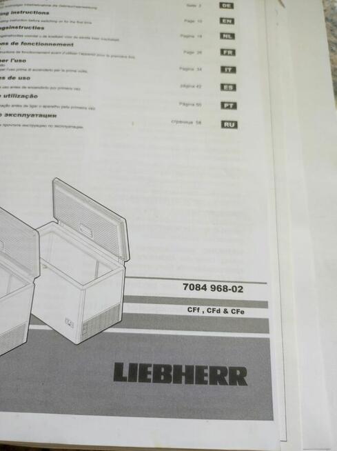 Zamrażarka skrzyniowa liebherr