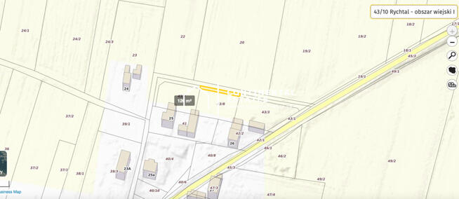 Działka budowlana 1270 m w Krzyżownikach | Rychtal