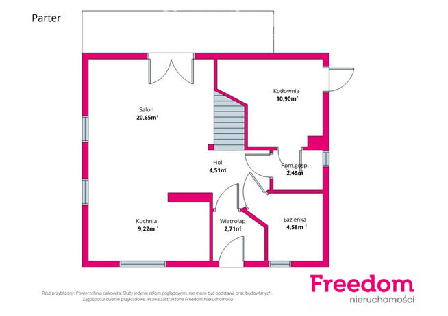 Dom wolnostojący, 3 sypialnie, Skowarcz