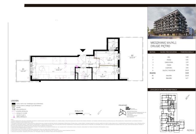 NOWE mieszkanie > 50,08 m2 > ul. Pawia