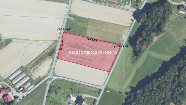 Działka budowlana Szyk gm. Jodłownik