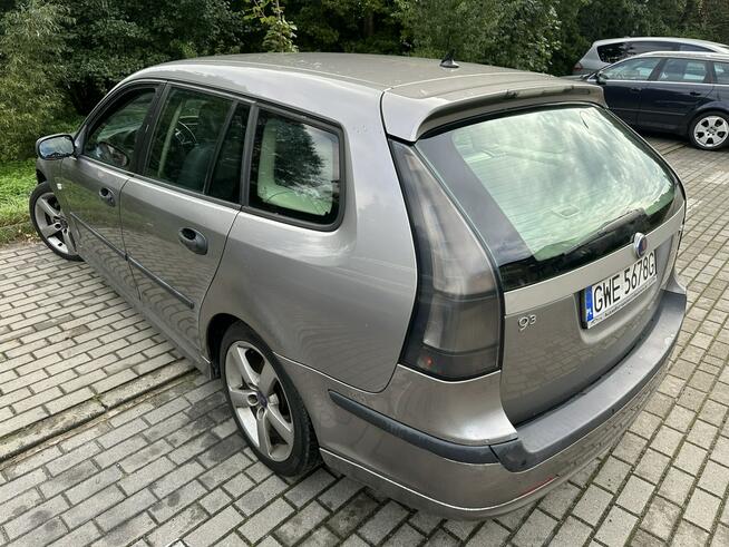 Saab 9-3 150KM, klimatronik, parktronik, pół skóry, nawigacja, nowe turbo