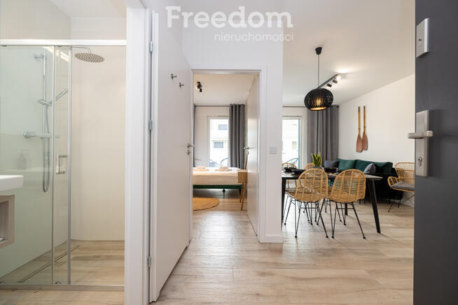 Apartament 30 m od morza, 2 pok z garażem