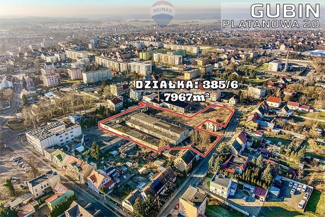 Duża działka w sercu Gubina przy granicy PL/DE!